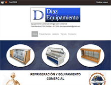 Tablet Screenshot of diazequipamiento.com